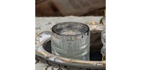 Pot de verre Vanity vintage